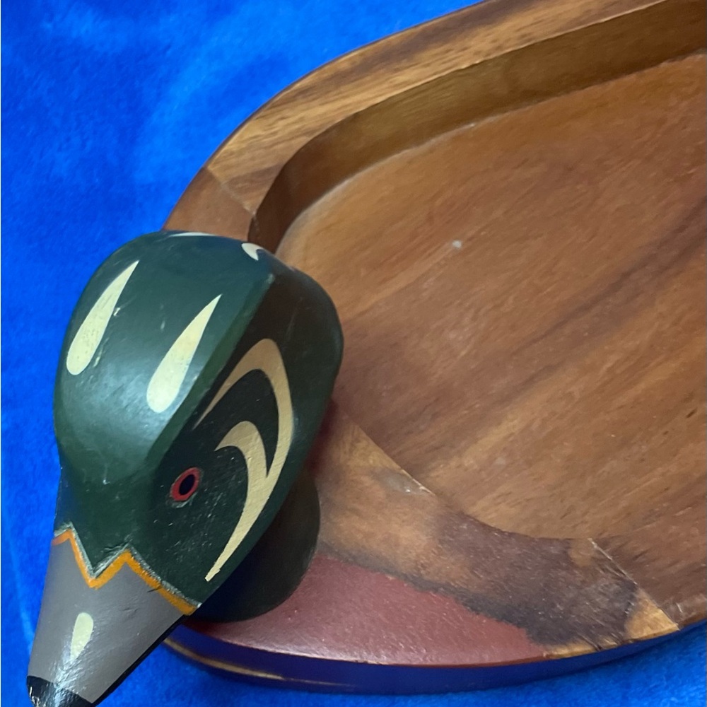 Solid Wood Tray - Mallard Duck from Philippines